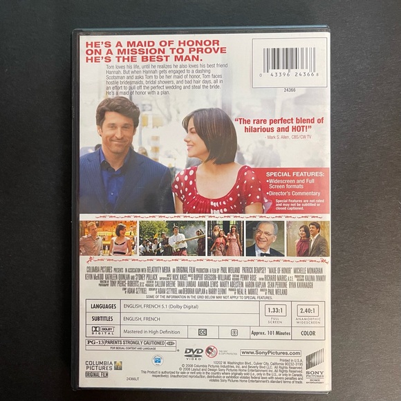 Made of Honor (DVD, 2008) - Picture 2 of 5